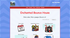 Desktop Screenshot of enchantedbouncehouse.com